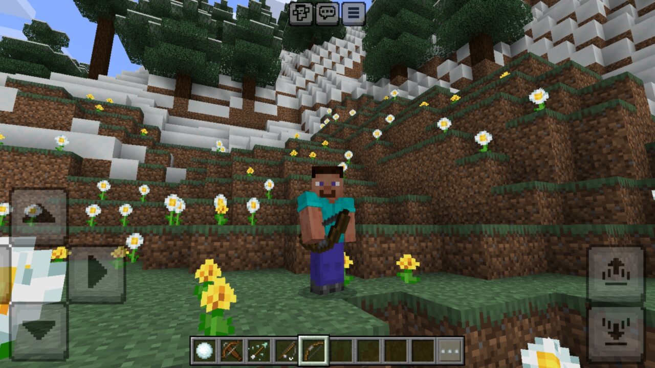Bow from Projectile Trails Texture Pack for Minecraft PE