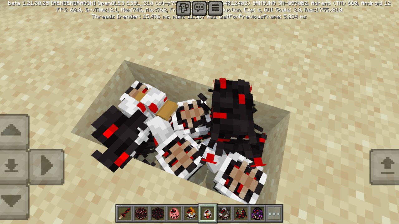Chickens from Infection Gaze Gloom Mod for Minecraft PE