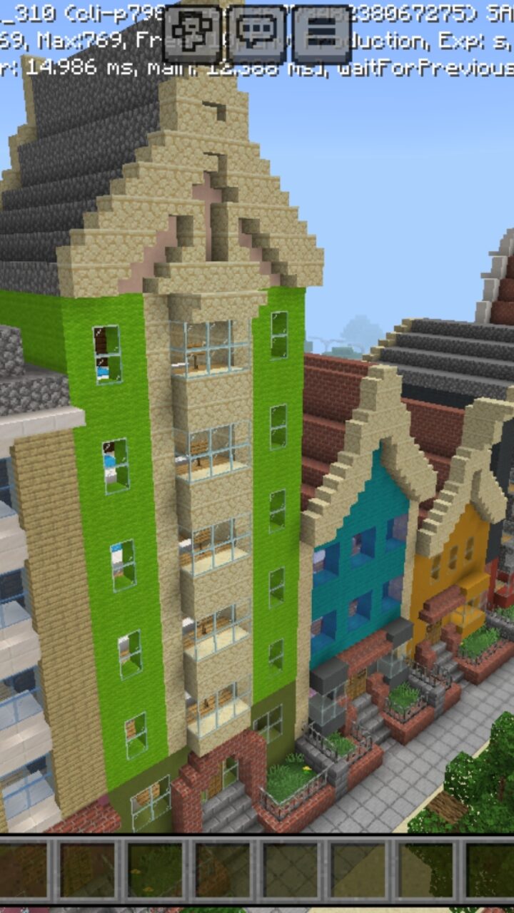 City from Twennywan Map for Minecraft PE