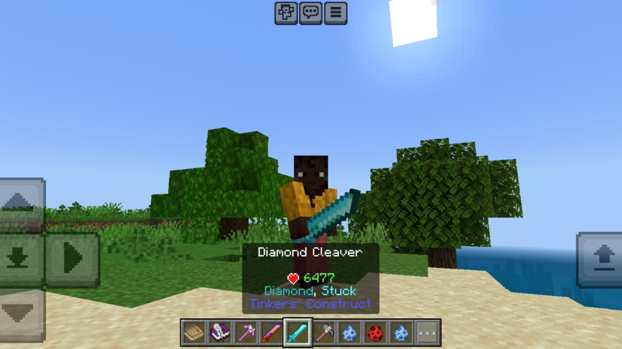 Cleaver from Tinkers Construct Mod for Minecraft PE