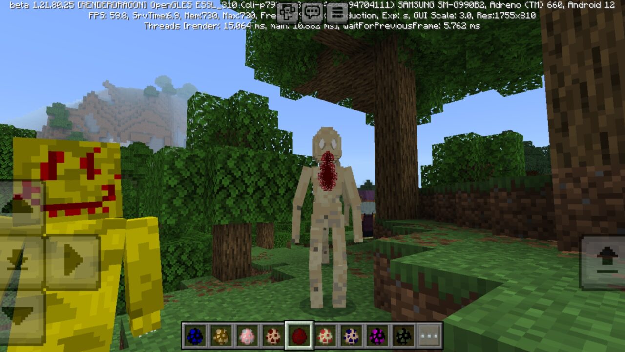 Enemy from Backrooms Mobs Mod for Minecraft PE