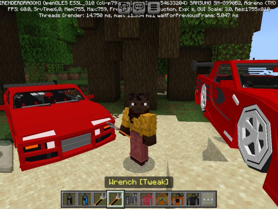 Fast and Furious Mod for Minecraft PE