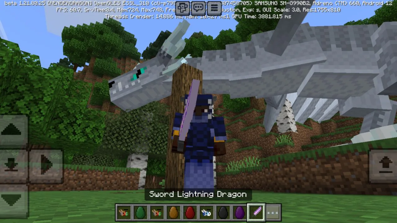 Frost and Flames Mod for Minecraft PE