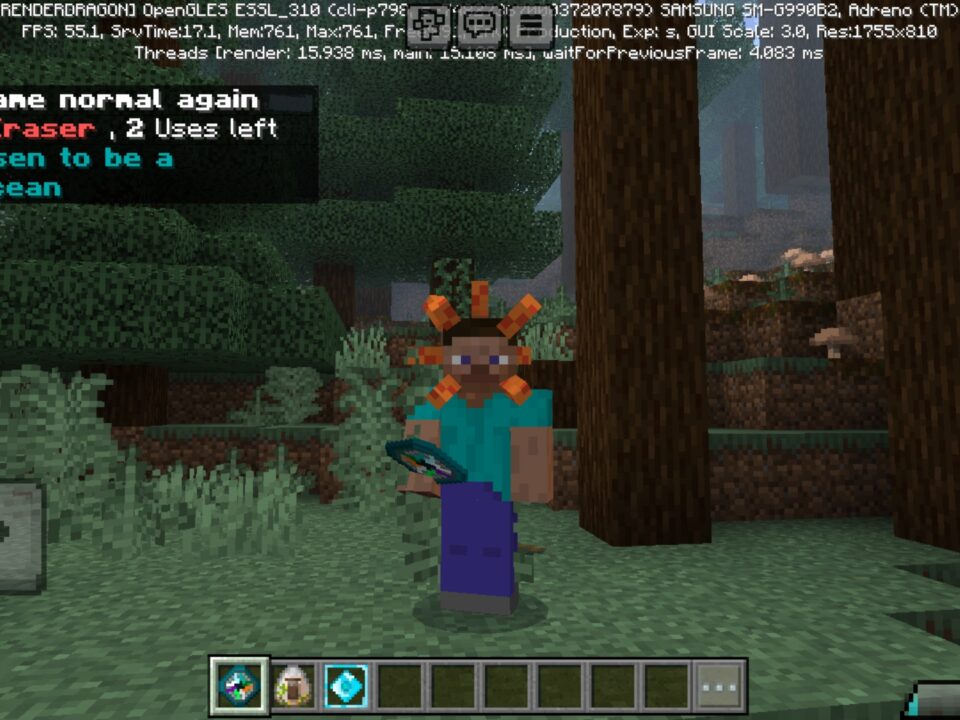Z-Origins Mod for Minecraft PE
