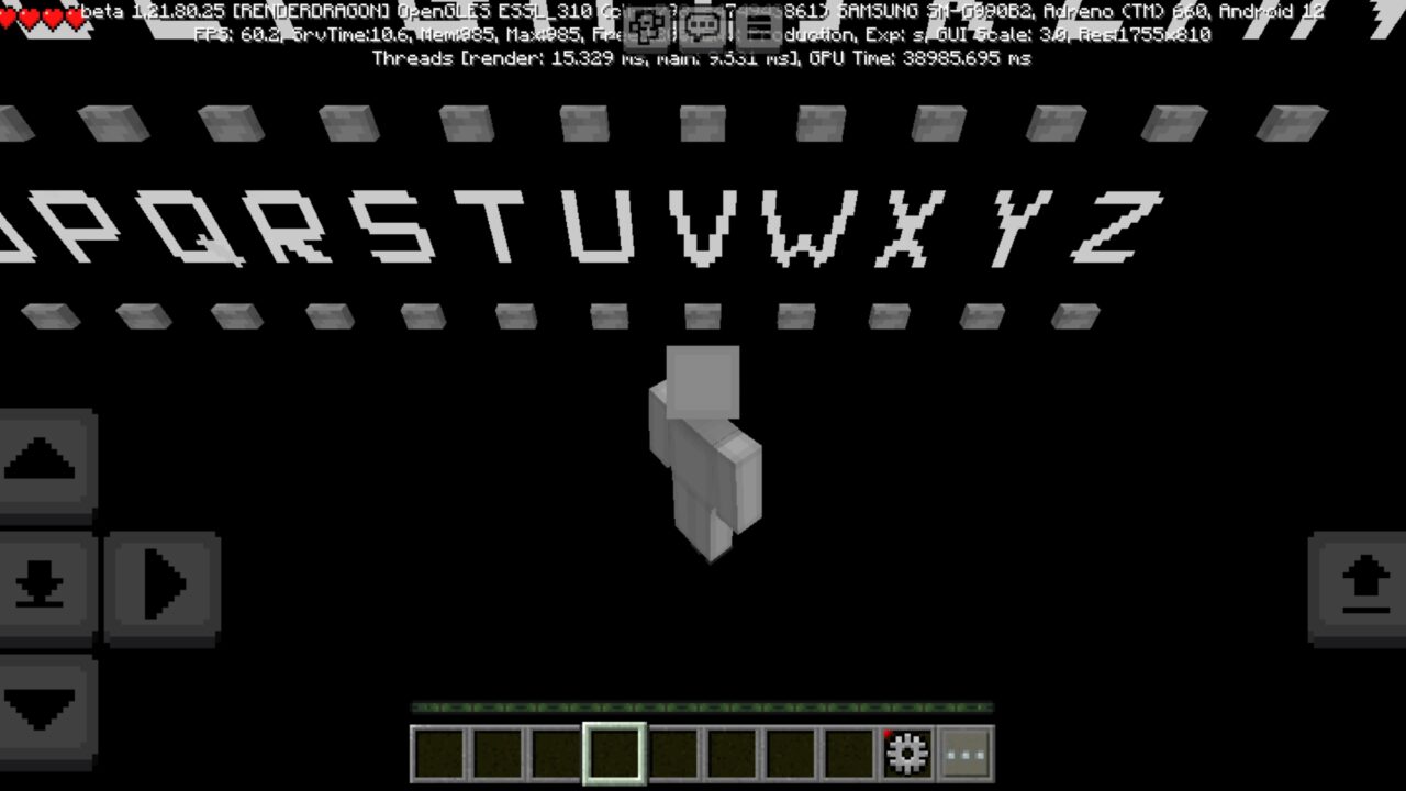 Hangman Map for Minecraft PE