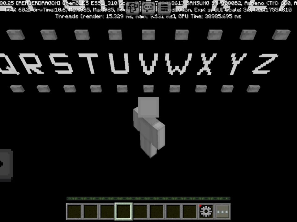 Hangman Map for Minecraft PE