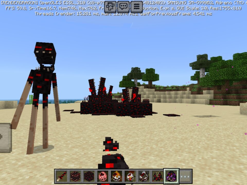 Infection Gaze Gloom Mod for Minecraft PE