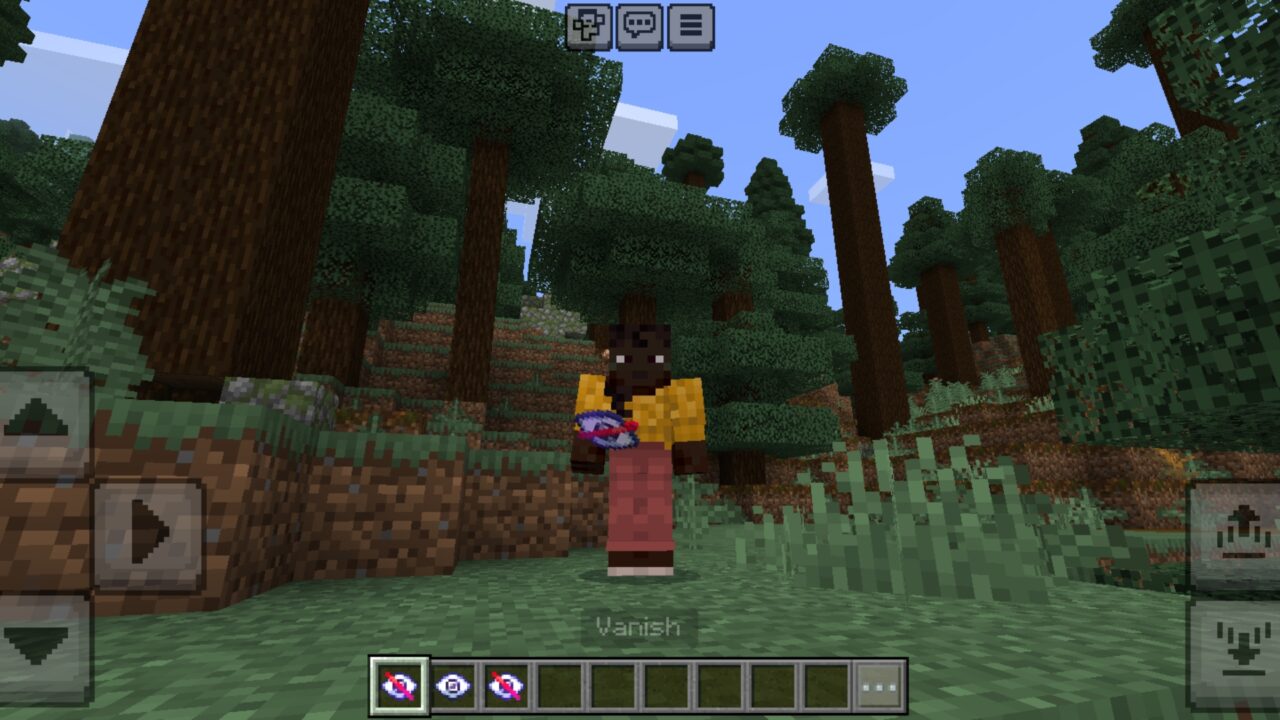 Items from Vanish Mod for Minecraft PE
