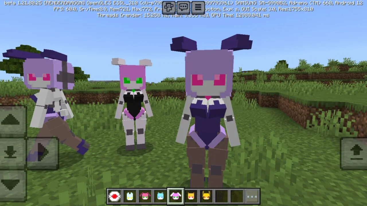 Lovely Robots Mod for Minecraft PE