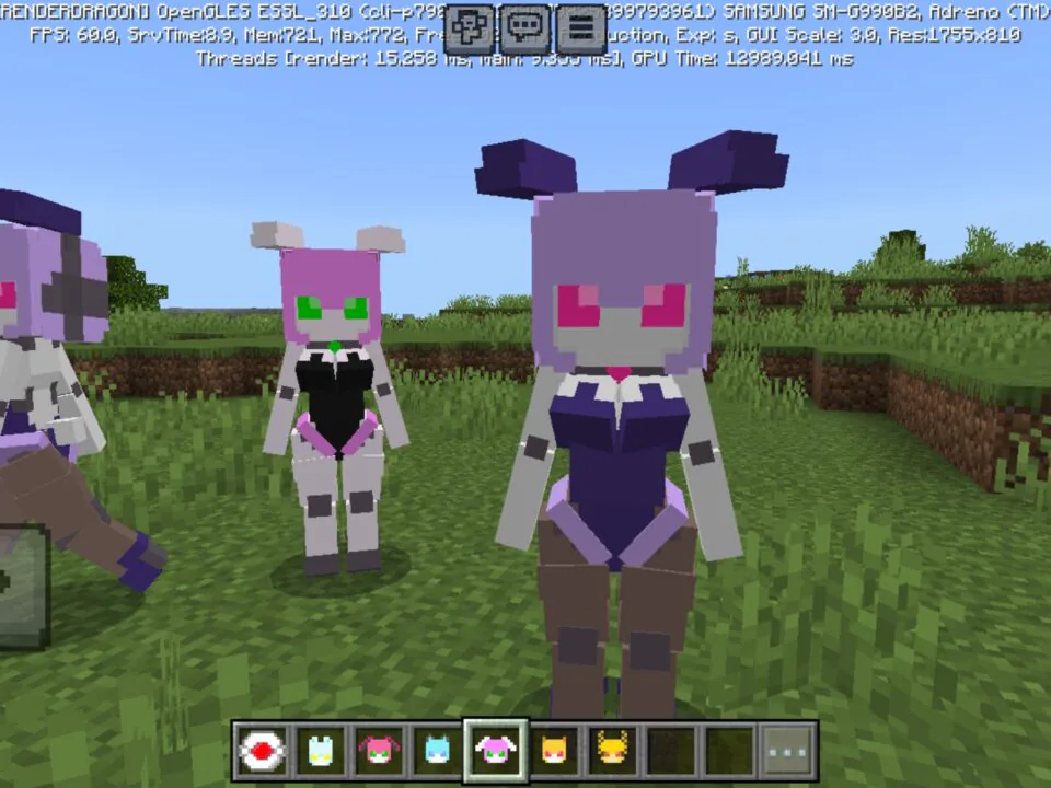 Lovely Robots Mod for Minecraft PE