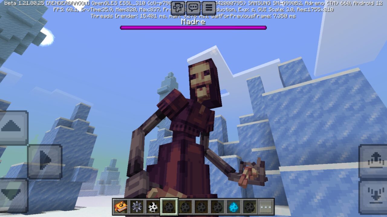 Madre from Immersive Horror Mod for Minecraft PE