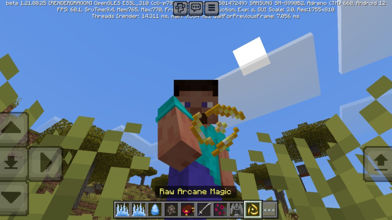 Magic from TerraNova Mod for Minecraft PE