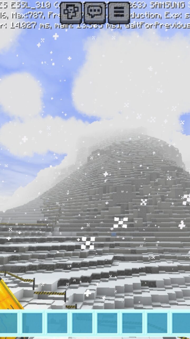 Mountain from Everest Map for Minecraft PE