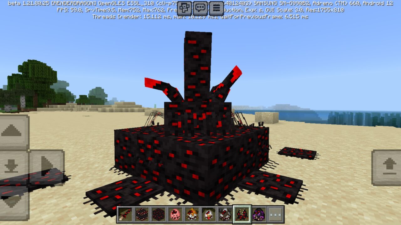 Nest from Infection Gaze Gloom Mod for Minecraft PE