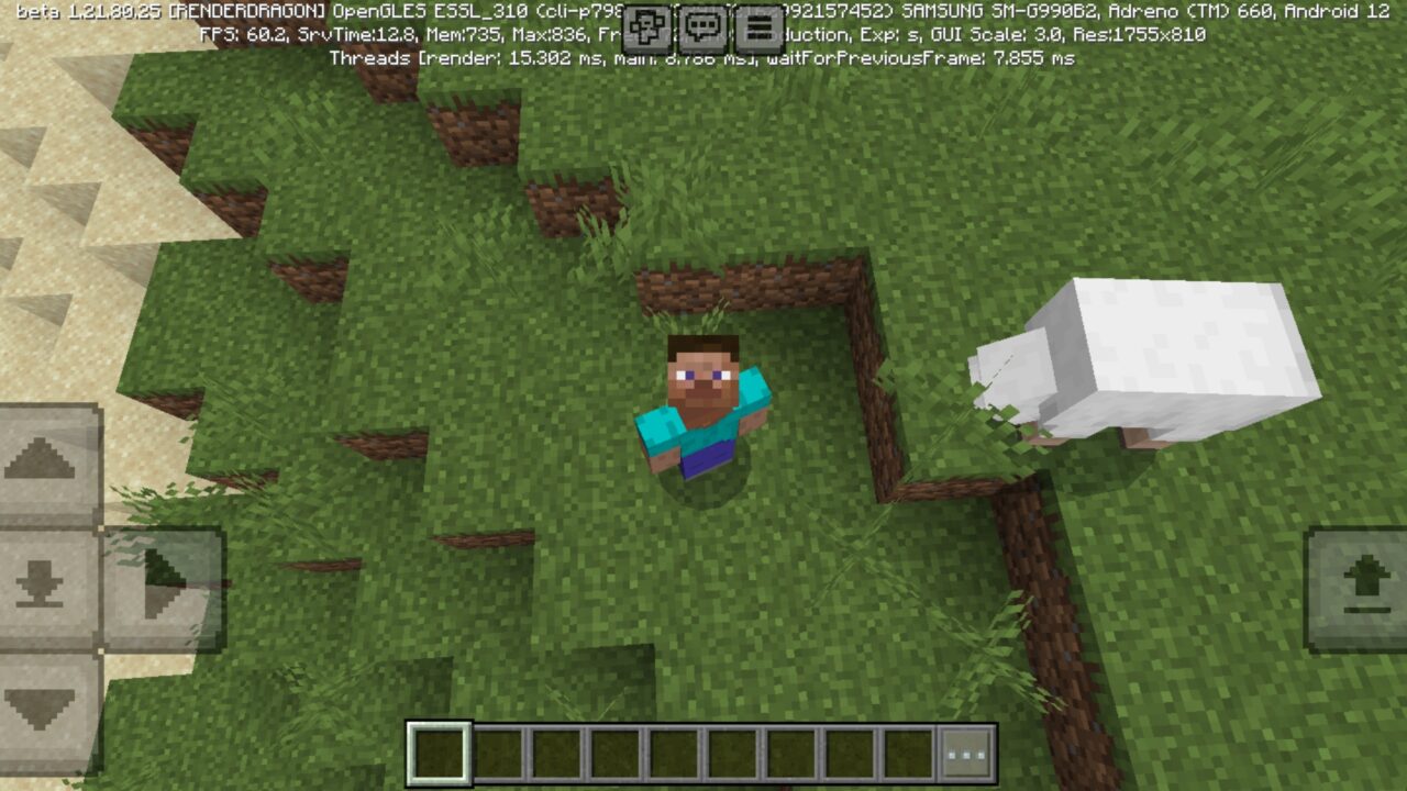 Optimal from Threed Player Texture Pack for Minecraft PE