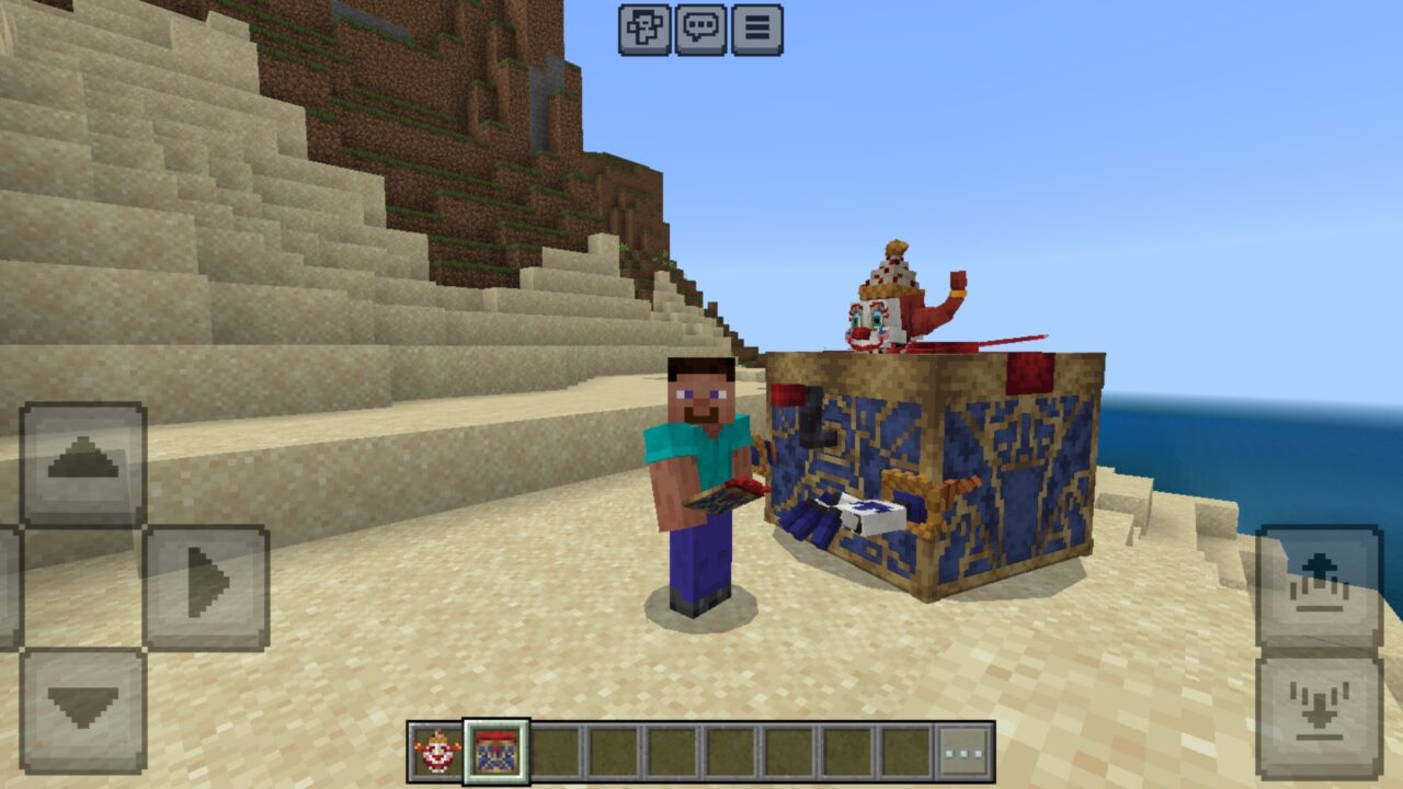 Options from Jackie Mod for Minecraft PE