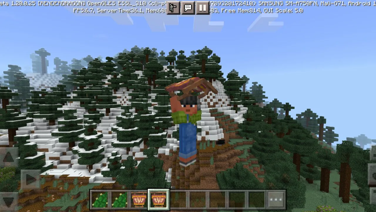 Paraglider Mod for Minecraft PE