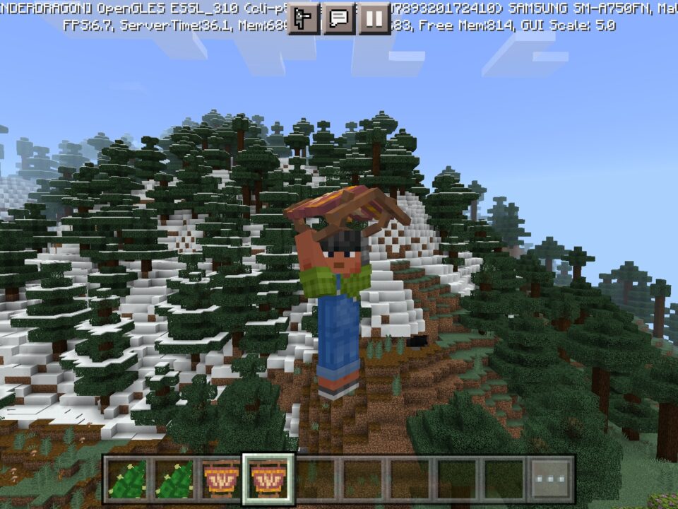 Paraglider Mod for Minecraft PE