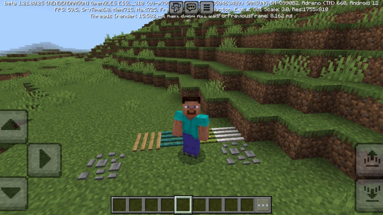 Path Blocks Mod for Minecraft PE