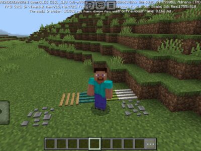 Path Blocks Mod for Minecraft PE