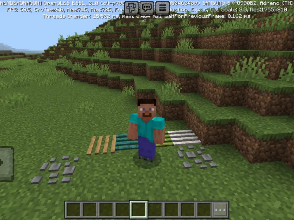 Path Blocks Mod for Minecraft PE