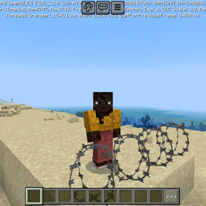 Razor Wire Mod for Minecraft PE