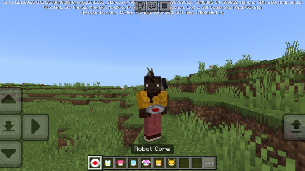 Robot Core from Lovely Robots Mod for Minecraft PE