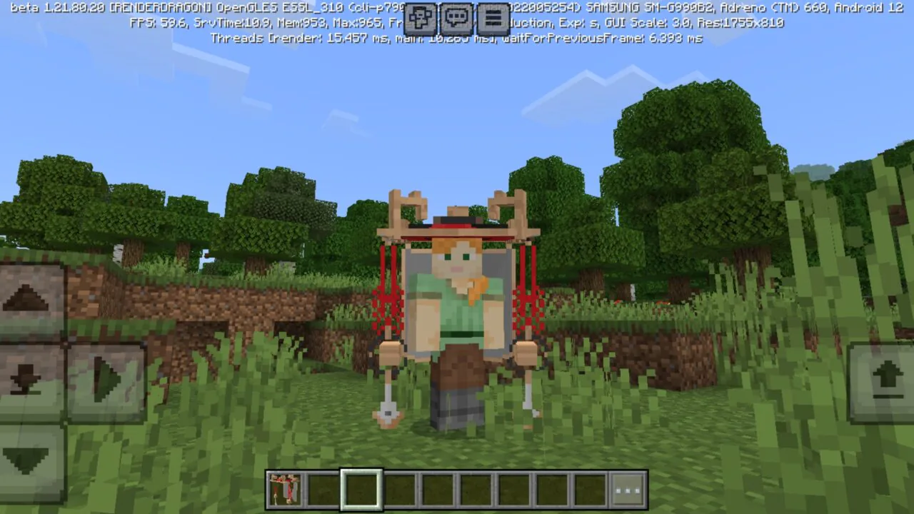 Scaramouche Hat Mod for Minecraft PE