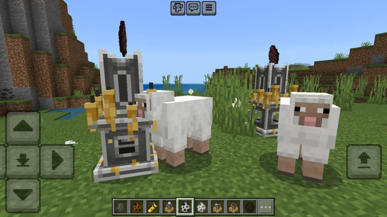 Sheeps from Dwellers Mod for Minecraft PE