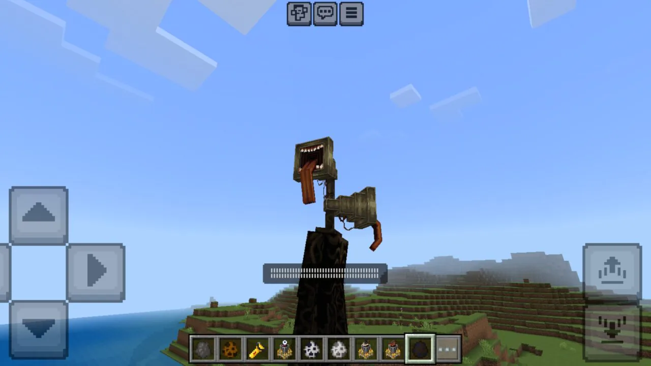 Siren Head from Dwellers Mod for Minecraft PE
