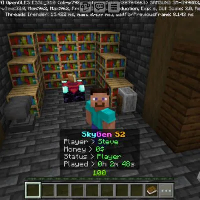 SkyGen S2 Map for Minecraft PE