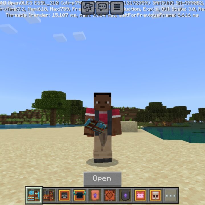Sophisticangel Backpack Mod for Minecraft PE