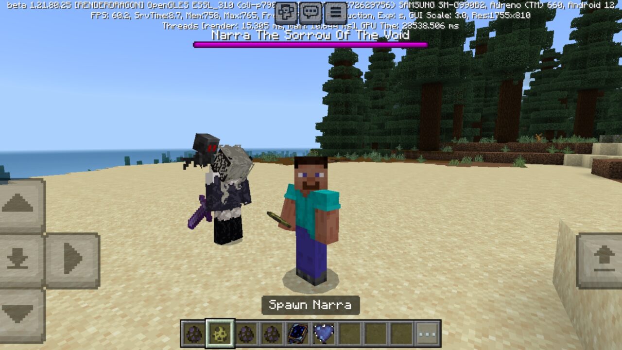 Spawn from Narra Mod for Minecraft PE