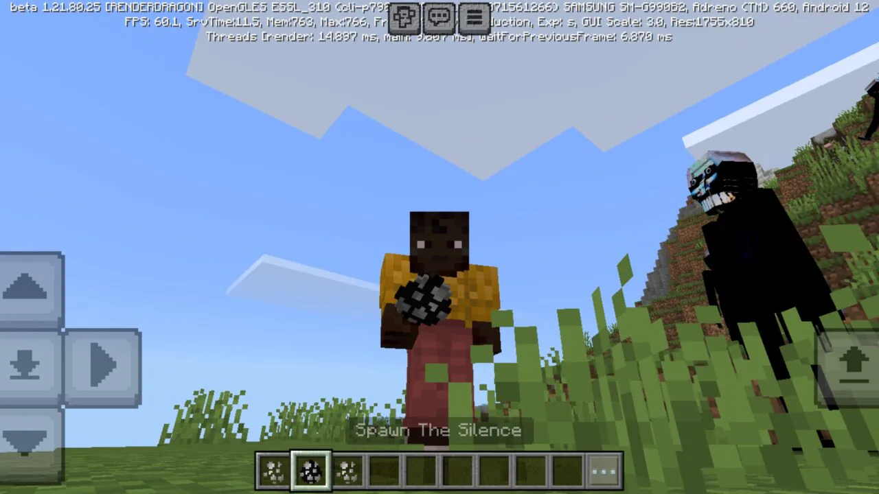 Spawn from Silence Mod for Minecraft PE