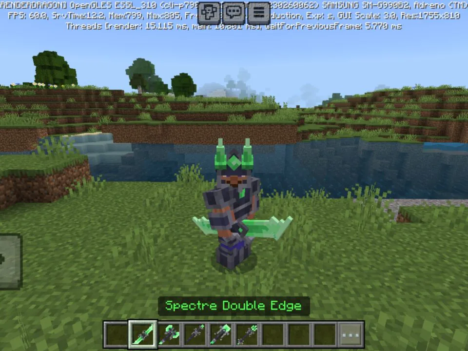 Spectre Bound Equipment Mod for Minecraft PE