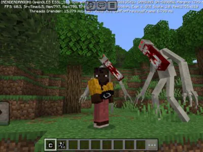The Man in White Mod for Minecraft PE