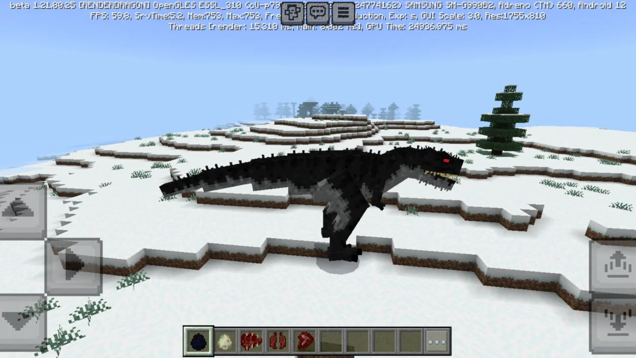 T-Rex Mod for Minecraft PE