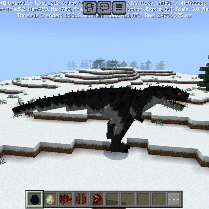 T-Rex Mod for Minecraft PE