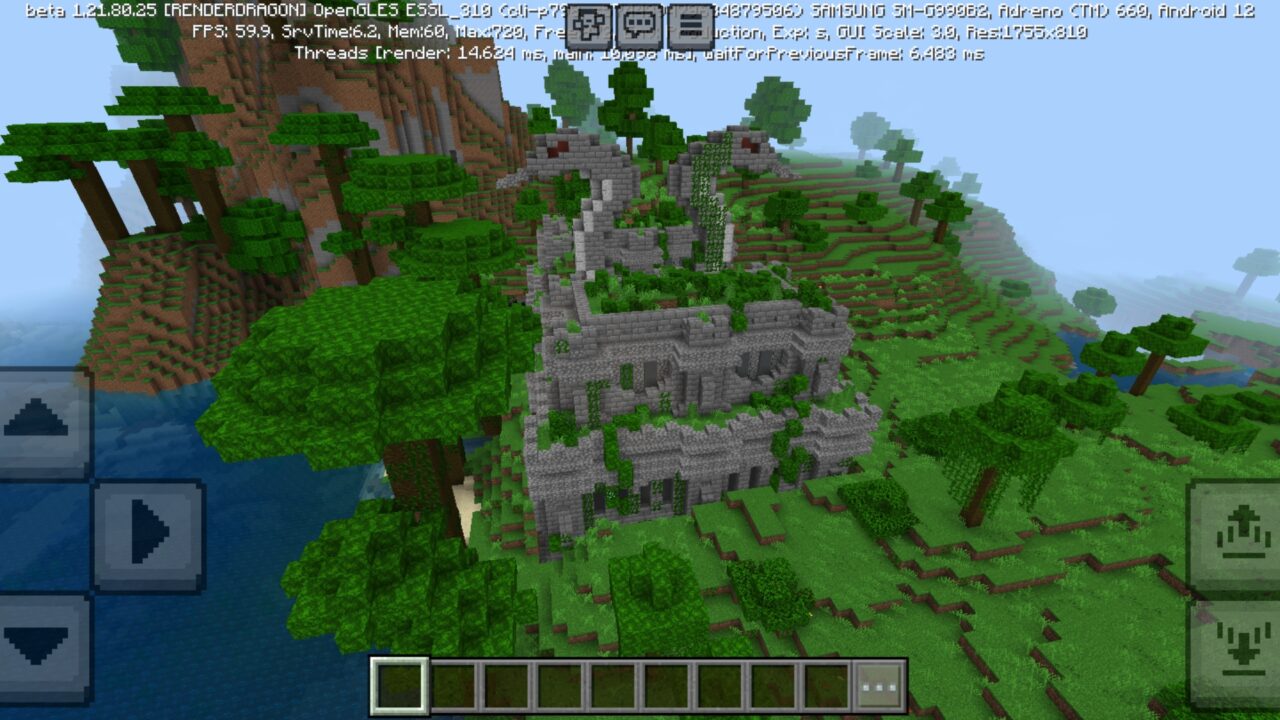 Top View from Recurrent Comlex Mod for Minecraft PE
