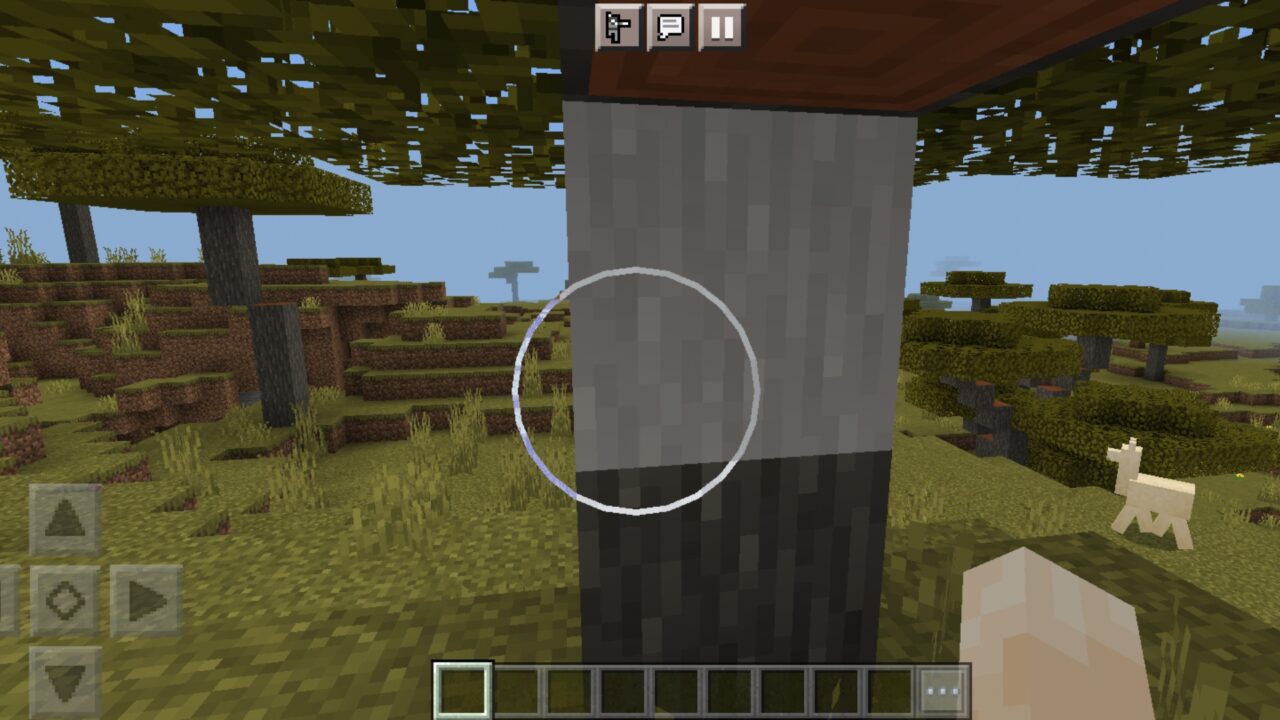 Tree from Block Outline and Overlay Texture Pack for Minecraft PE