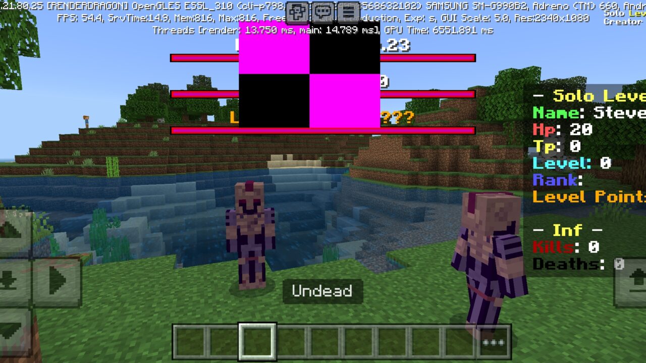 Undead from Solo Leveling Mod for Minecraft PE
