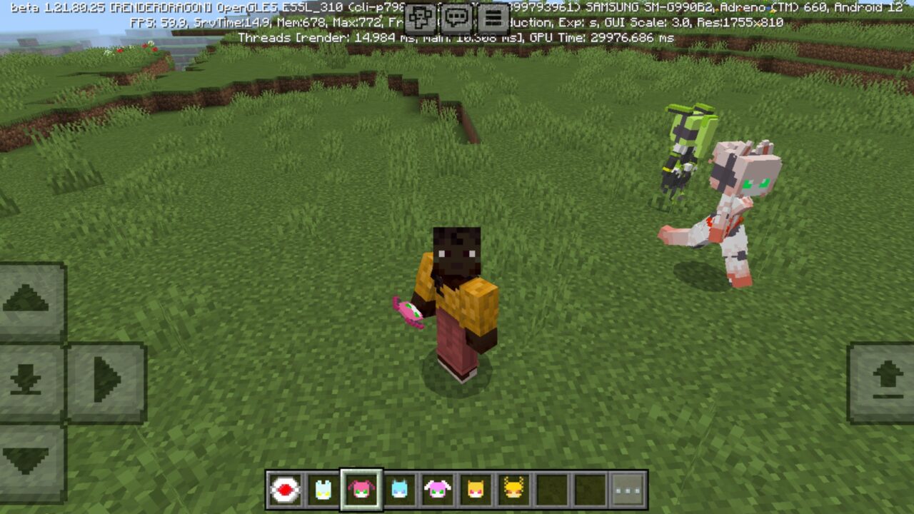 Variants from Lovely Robots Mod for Minecraft PE