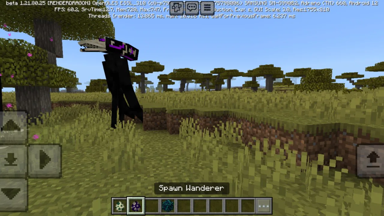 Wanderer from New Ender World Mod for Minecraft PE