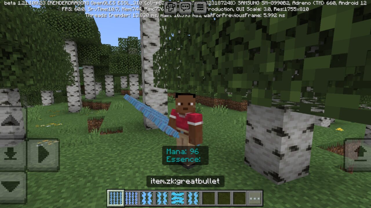 Abilities from Lightning Magic Mod for Minecraft PE