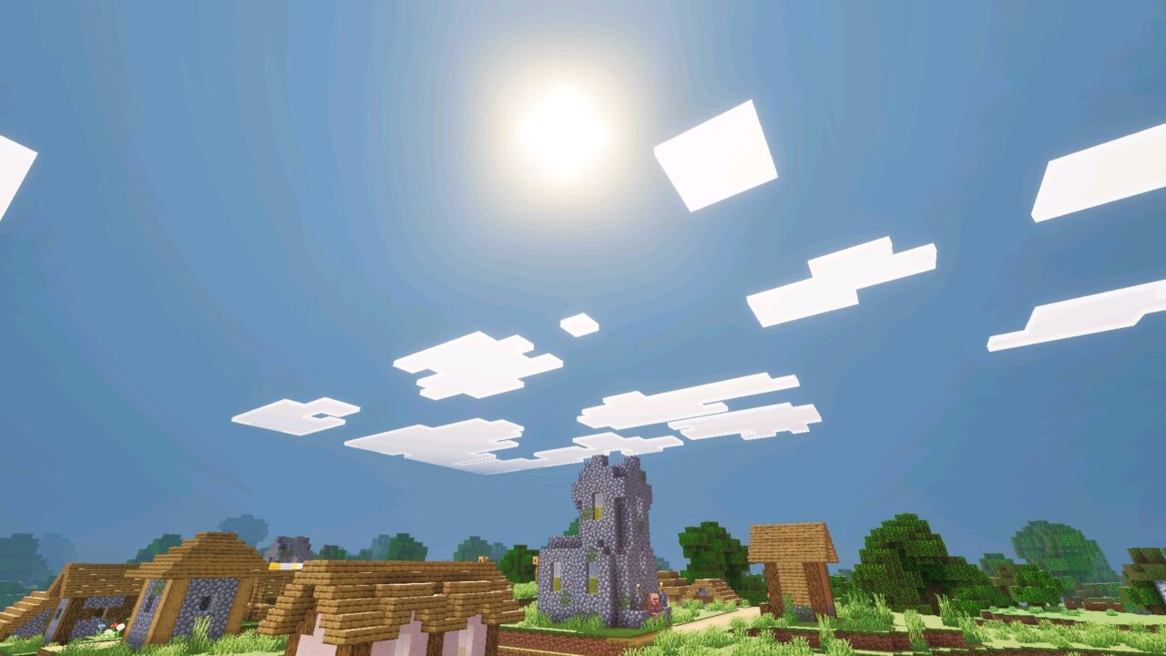 Sky from Agni Shaders for Minecraft PE