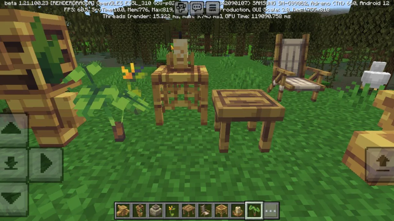 Beachside Furniture Mod for Minecraft PE