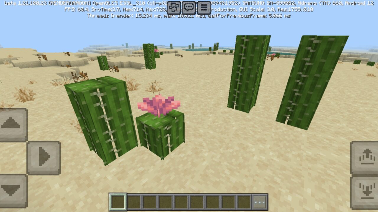 Cactus from Moving Texture Pack for Minecraft PE