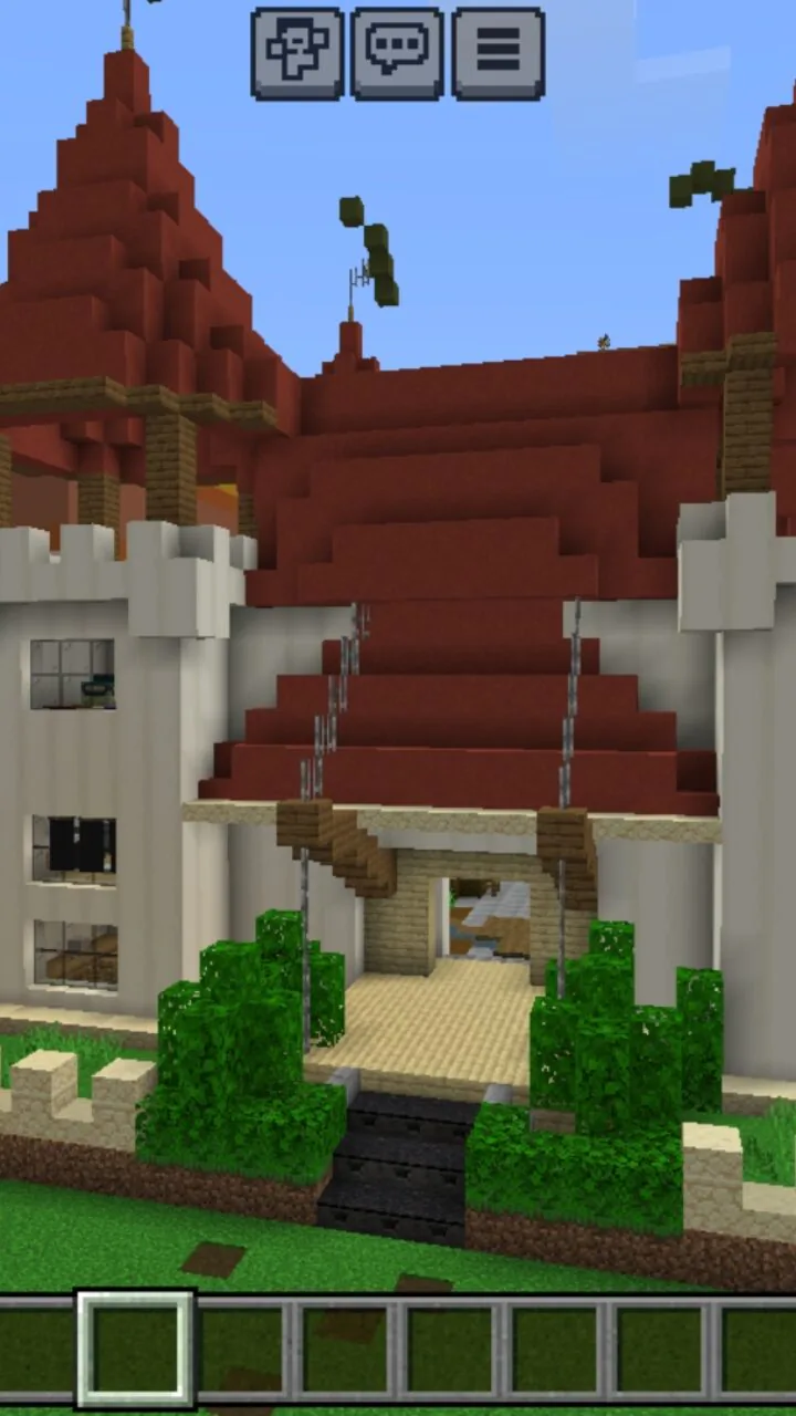Castle from Homeless Man Survival Map for Minecraft PE
