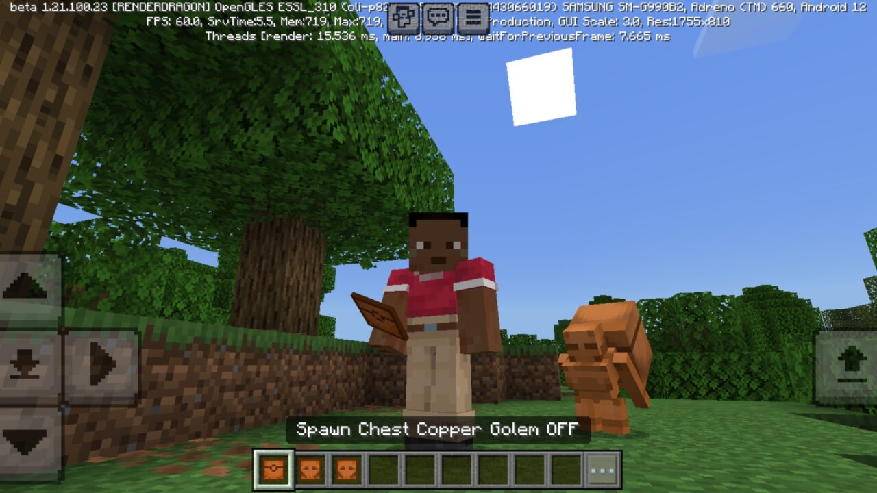 Chest from Copper Soldiers Mod for Minecraft PE