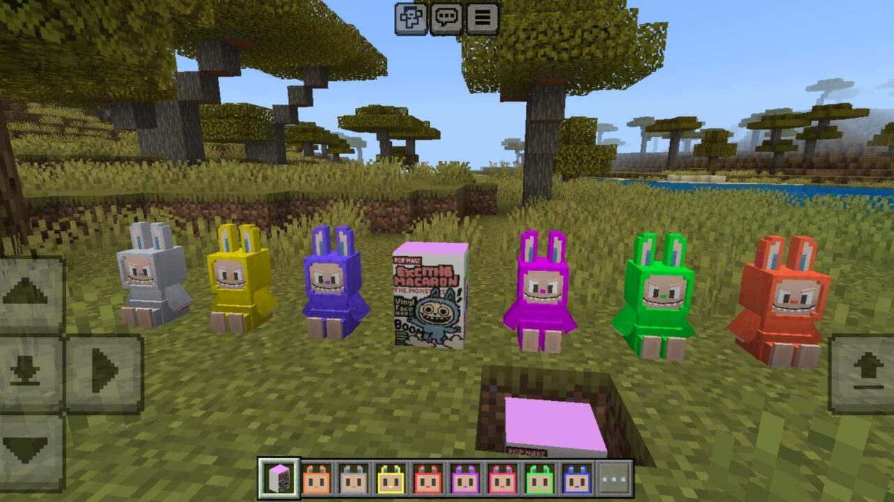 Colors from Labubu Mod for Minecraft PE